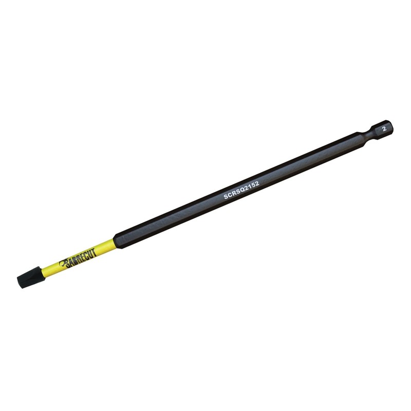 5 x SabreCut SCRSQ2152_5 152mm SQ2 Square Magnetic Impact Screwdriver