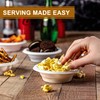 XIMOGO Pack of 100 Plastic Bowls - 12 OZ Tableware
