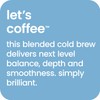 happy coffee cold brew, 11 oz. cans, 12 pack, notes