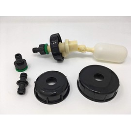 thelazeecamper Caravan Mains Water Universal Fill Adapter valve with 3 different caps fits all