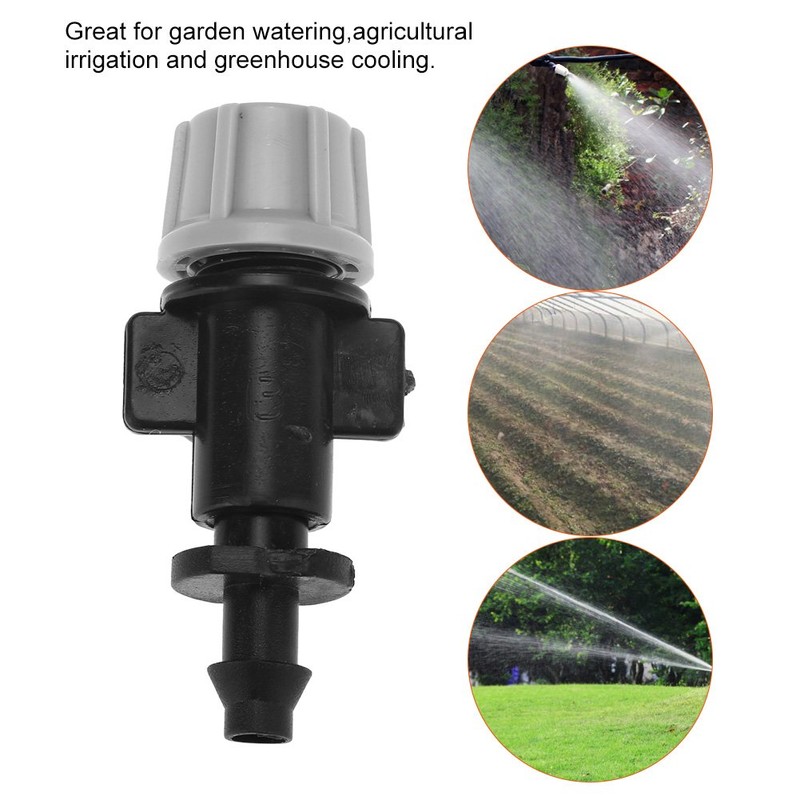 50Pcs Misting Nozzles Kit Patio Garden Sprinkler Head Set Plastic
