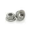 50 x Flange Nuts with Locking Toothing M4 - Serrated