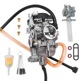 Cylinman 15003-1200 Carburetor Fit for Kawasaki Vulcan 800 VN800 VN800A 1995-2005 Classic VN800B 1996-2005 With Fuel Petcock Valve 15003-1380