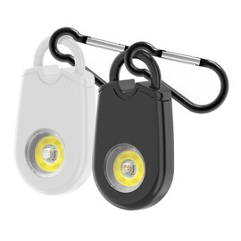 Elowen Security Buzzer, Loud Volume, Bright LED Light, Heavy Duty Hook, Easy Operation, Splashproof, Small, Security Bell, For Adults, Children, Elementary School Students, Women, Simple, Compact,