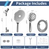 KAIYING Dual Shower Heads with Handheld Spray Combo, High Pressure