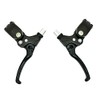 DIA-COMPE 182s-2 Tech77 w/Thumb-Lock Stopper Brake Lever Set, Black, DP2527