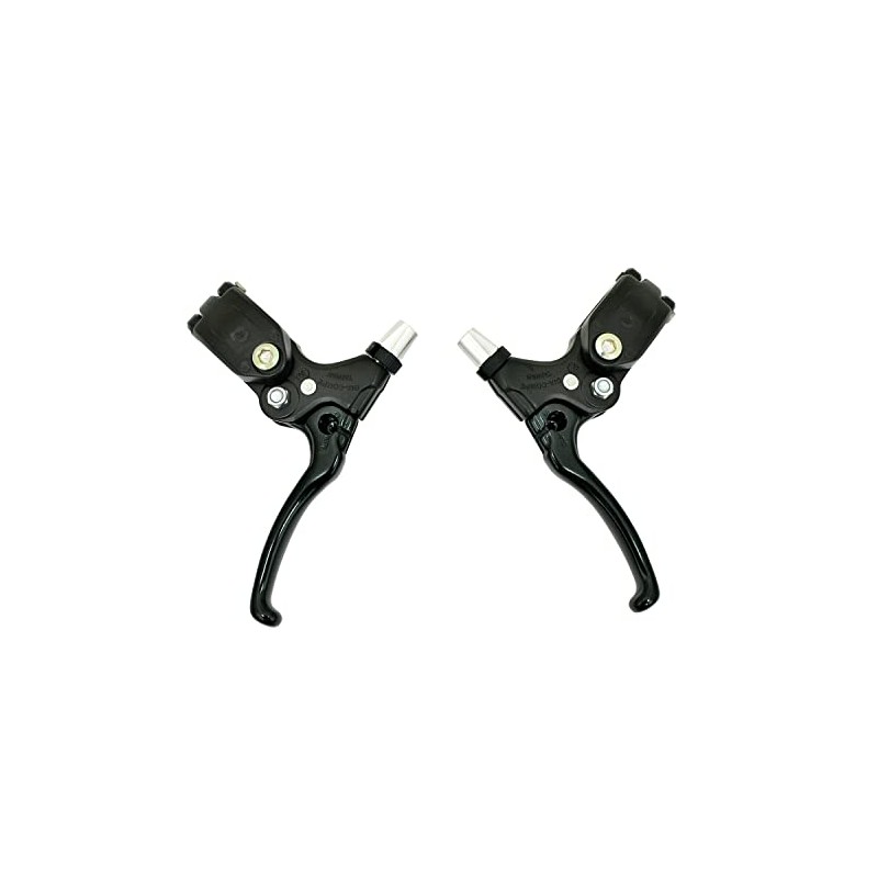 DIA-COMPE 182s-2 Tech77 w/Thumb-Lock Stopper Brake Lever Set, Black, DP2527