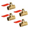 Aopin Ball Valve Brass G 1/4" Female Thread x G