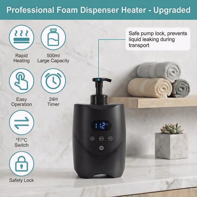 Professional Hot Lather Machine for Shaving, Smart Shaving Cream Warmer