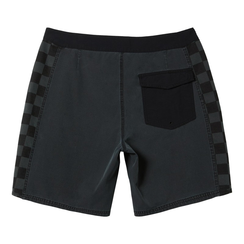 Quiksilver AQYBS03619 Men's Checkered Pattern, 4-Way Stretch Mikey Light Model