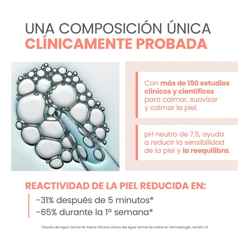 Agua Termal Avène 3OOml | Refresca y Calma Piel Sensible