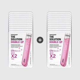 The Face Shop 20매묶음 더페이스샵 더 솔루션 더블업 탄력마스크시트34458093 20 Sheets Bundle The Face Shop The Solution Double-Up Elasticity Mask Sheet 34458093