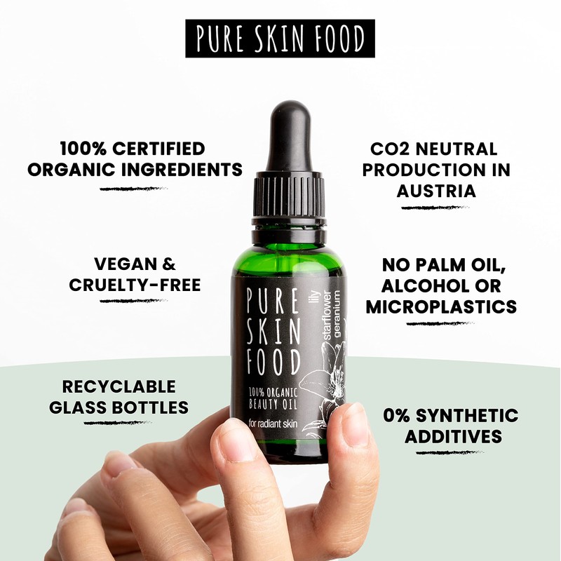 PURE SKIN FOOD Organic beauty oil for radiant skin