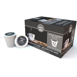 Cafe Tastlé Platinum Espresso Roast Single Serve Coffee, 12 Count (Pack of 6)
