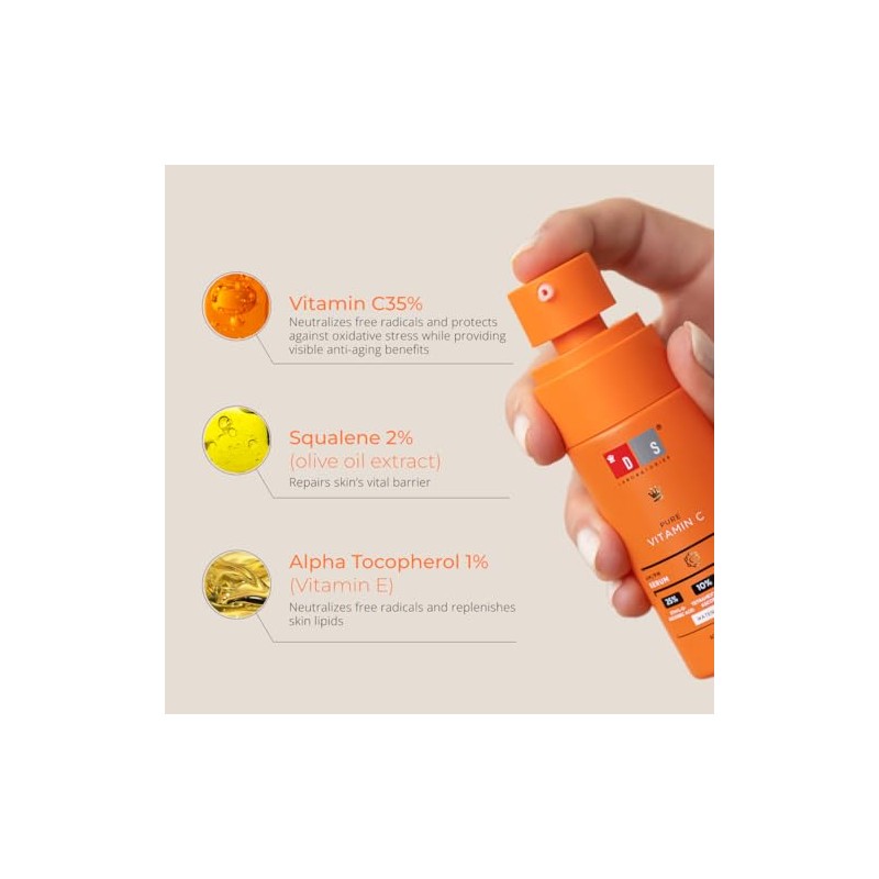 Ds Laboratories | Pure Vitamin C35% Perfecting+brightening, Vitamina C