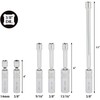 6PCS 3/8" Drive Magnetic Swivel Spark Plug Socket Set, 12