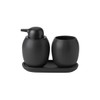 Stelton Fjord Soap Dish Diameter 11 cm Black