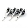 CUESOUL Dart Flights White with Pattern Design