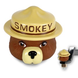 River's Edge Products Trailer Ball Cover, Fits 1-7/8" to 2" Hitch Ball, Hitch Cover for Trailers, Trucks, and RVs, Smokey Bear