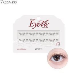 PICCASSO Eyeme Eyelash Deep/Light/Soft/Under 1pair [Eyeme x Sister Sang Eun], Color:Light 9mm