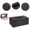 BTSKY Rectangular Tissue Box Cover Holder PU Leather Napkin Holder
