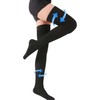20-30 mmHg Thigh High Compression Socks 1 Pair Open- Toe