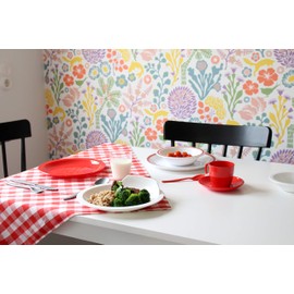 Harfield Tableware Assisted Dining Scoop Non Slip Plate 23cm HQ Unbreakable Copolyester (Blue)