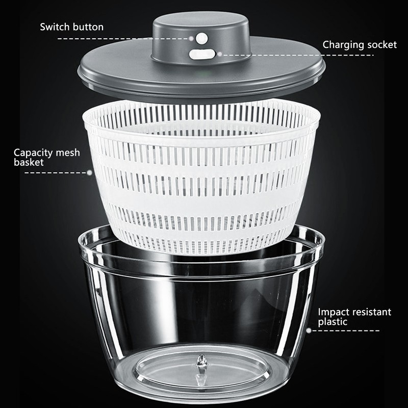 Vegetable Washing Machine Efficient Reliable Multifunctional Durable Fruit Spinner Dryer