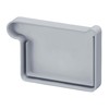 INEFA Gutter End Piece Box Gutter, PVC NW 68, Left