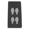 4Pcs Drumstick Silent Tip Silicone Drum Stick Dampener Mallet Mute