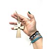 Wooden Cross Magnets | 2 PCS | Beautiful Handmade|Fridge Refrigerator