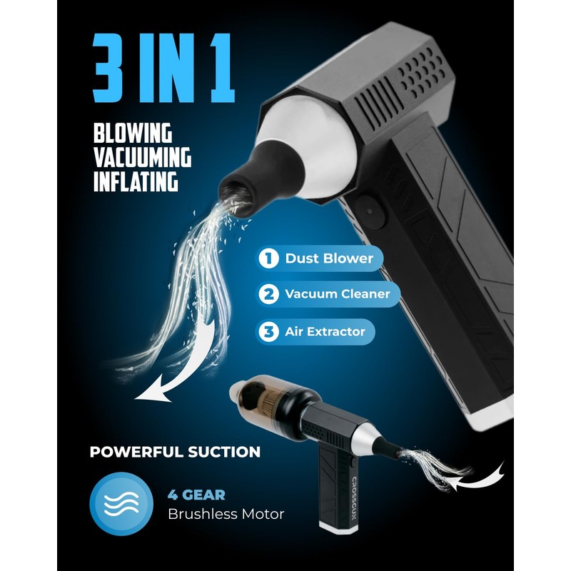 Owleys Portable Car Vacuum Cleaner “CrossClean” by Owleys