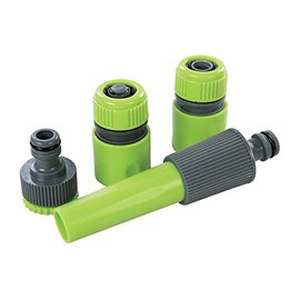 4PCS Garden Hose Pipe Connector Fitting Set-1/2” Garden Watering Tap Quick Connect Fittings- Tap Adapter for Watering Systems