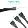 Pack of 4 3-Way 4-Pin PWM Fan Splitter Cable -