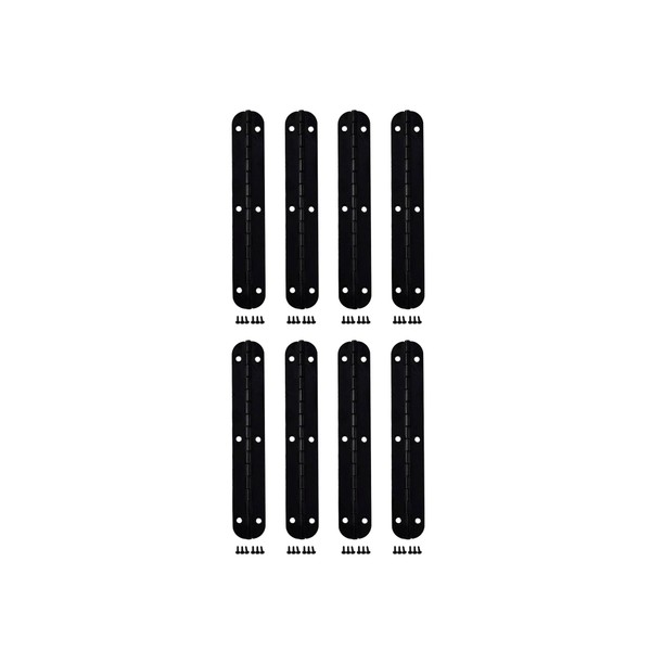 QCAA Solid Brass 180 Degree Wooden Jewery Box Hinge, Cabinet