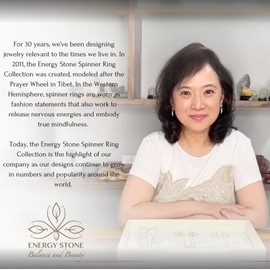 ENERGY STONE 925 Sterling Silver Fidget Ring | Couple Spinner Ring | Double Tree | Two People From Different Roots Grow to Become One |Promise Anniversary Engagement Wedding Silver Ring | Size 8.5