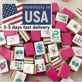 Acrylic Mahjong Red Local Warehouse   Red and Pink 4-layer Acrylic American Mahjong Tiles OMMColor: Pink