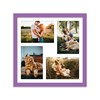 12x12 Inch 4 Opening Photo Collage Frame, Display Four 6x4