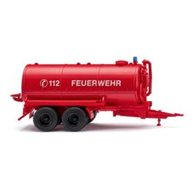 Wiking 038237 Fire Brigade Water Tank Truck Double Axle Gauge H0 1:87