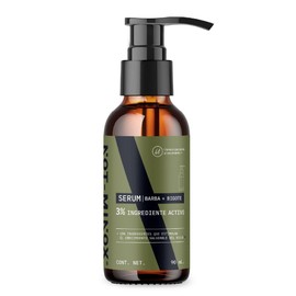 NOT-MINOX Serum para Crecimiento de Barba (Nula o Corta) y Bigote | 3% Ingrediente Activo, Reforzado con Biotina, Vitamina E, Cola de Caballo, Romero | Sin Ingredientes Irritantes | Beard Growth