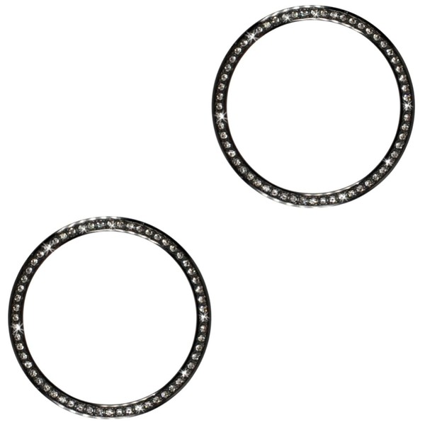 Housoutil 2pcs Smart Watch Bezel Ring Scratch Protector Alloy Material