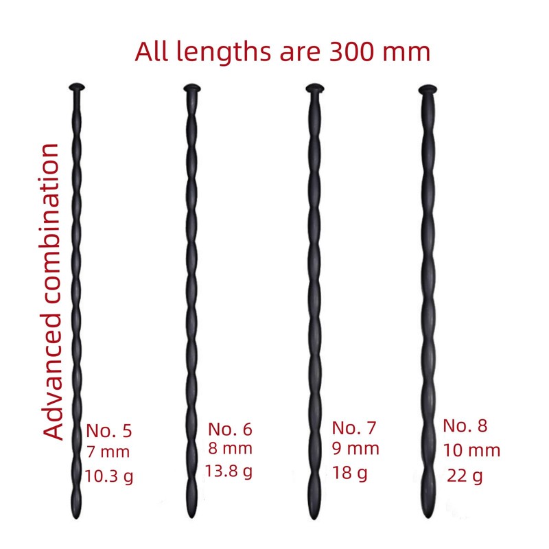 8 Sizes Men's Extended Urethra Fitness Rod-ushlM19(1-8)