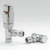 Hot Flow | Marella Modern Thermostatic Radiator Valve Angled TRV