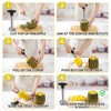 AUBENR Premium Pineapple Corer and Slicer Tool - Sharp Pineapple