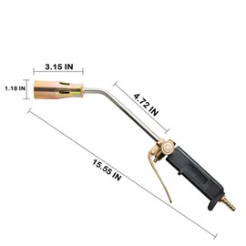Propane Torch Kit - consisting of a welding torch head and a 4-foot long torch hose, used for heating and welding tasks, while the torch kit can also be used as a fireplace and burning charcoal. (2)