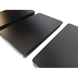 5 Plastic Cards, PVC Cards, Choose from 20 Different Colours, Blank, Matte Black