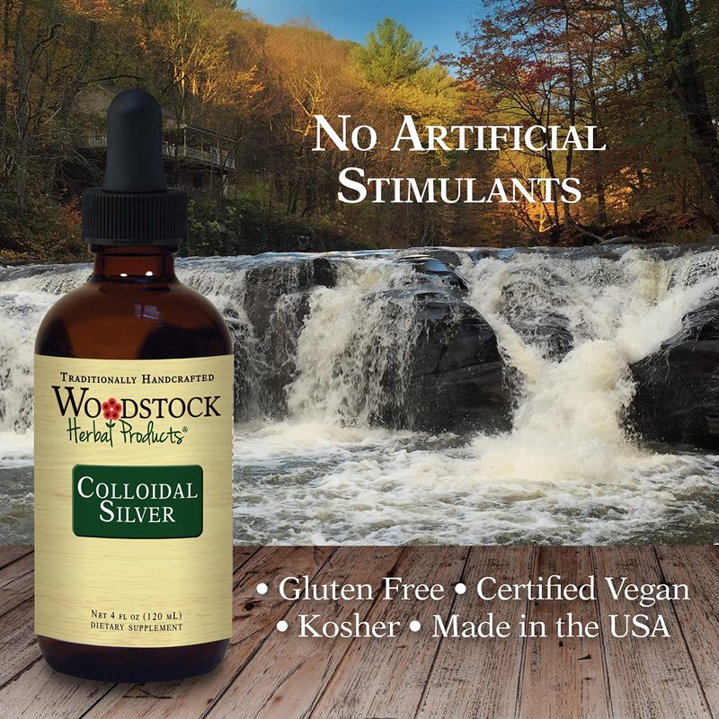 Woodstock Herbal Products Colloidal Silver, 4 OZ