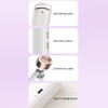 2 in 1 Electric Eyelash Curler Long Lasting Drying Heating