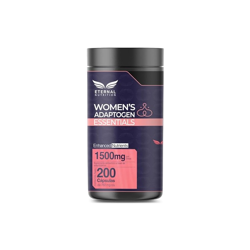 Eternal Nutrition Essentials Maca Adaptógenos Mujer 200 Cápsulas Schisandra Shatavari
