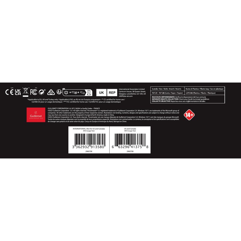 Thrustmaster MFD Cougar Pack (Compatible with PC)